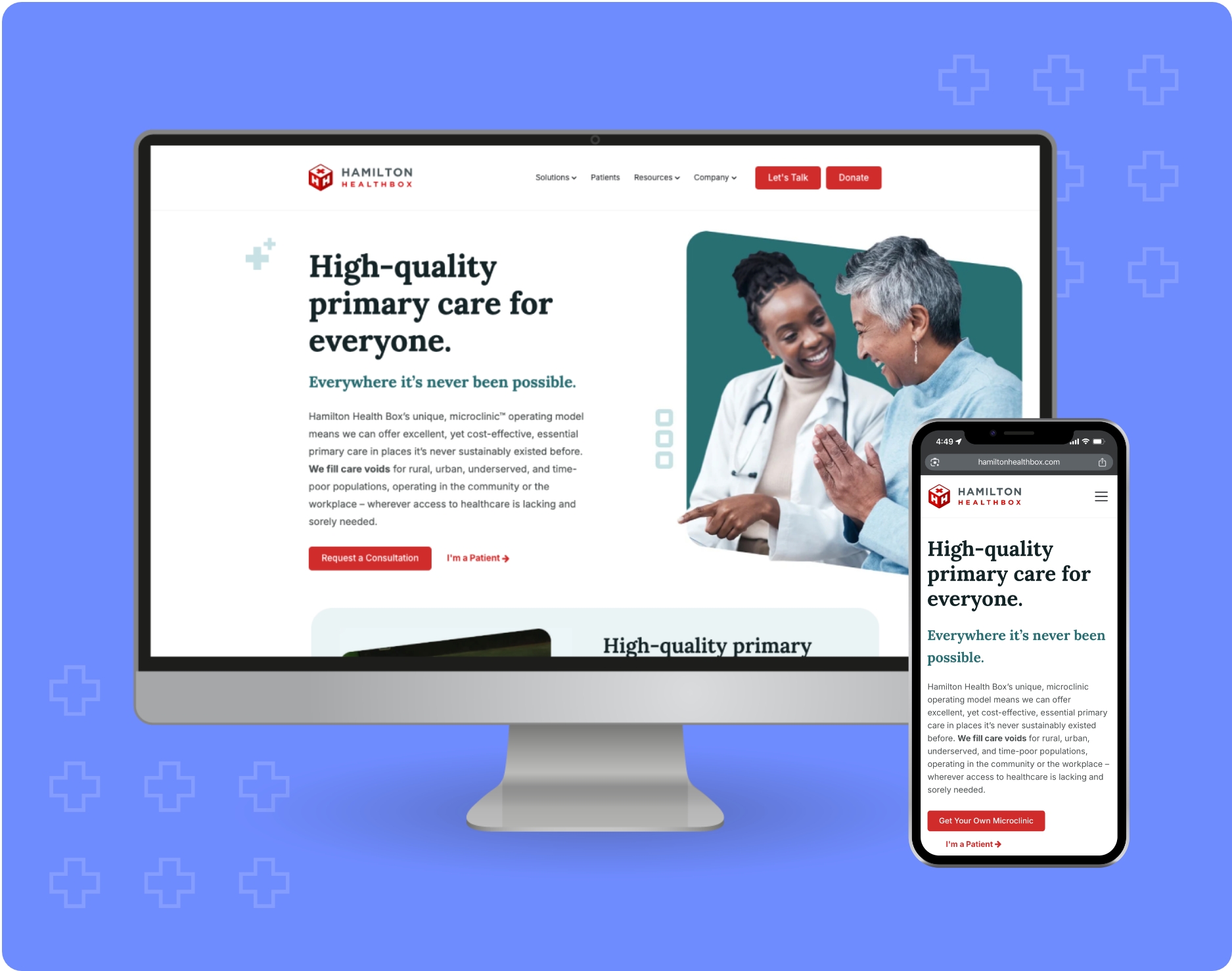 Desktop and Mobile Web Design